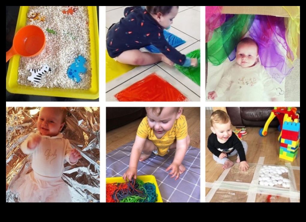 Maigas spēles: mazuļa maņu stimulēšana, izmantojot aktivitātes