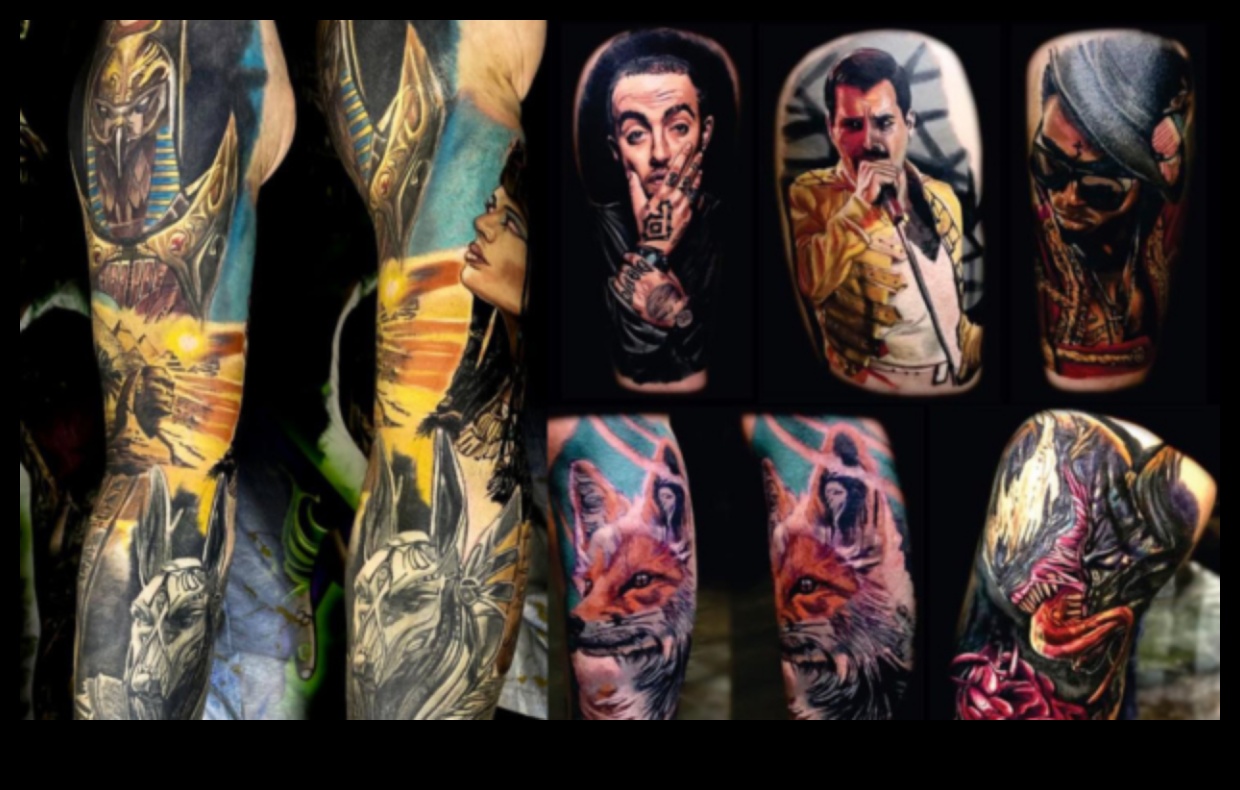 Mākslīgā saplūšana: kur radošums satiekas ar ādu tetovējumos