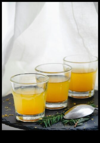 Morning Bliss Zingy Kickstart ceļu Zesty Ginger Shots