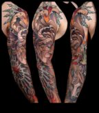 Neotradicionālie tetovējumi Moderns klasiskā dizaina skatījums