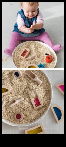 Rotaļīgas darbības mazuļa maņu uzbudinājumam