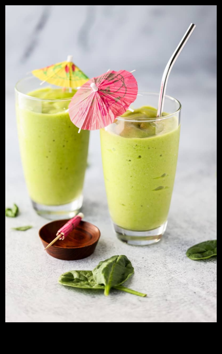 Tropical Escape: baudiet eksotiskus zaļos smūtijus nelielai brīvdienai